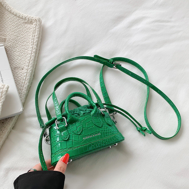 Wholesale PU Small Square Bag with Crocodile Pattern